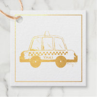NYC New York City Checkered Taxi