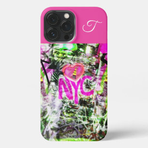 NYC New York City Graffiti Pop personalisieren Anf iPhone 13 Pro Max Hülle