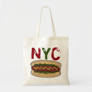 NYC New York City Hotdog Hot Dog Dogs Relish Bag Tragetasche