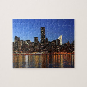 NYC New York City Manhattan Nacht Puzzle