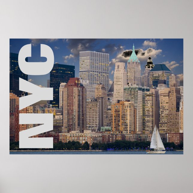 NYC New York City Manhattan Poster (Vorne)