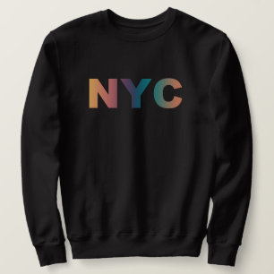 NYC _ New york city minimalist usa script Staat Sweatshirt
