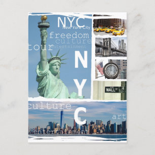 Nyc New York City Modern Pop Art Ny Template Postkarte