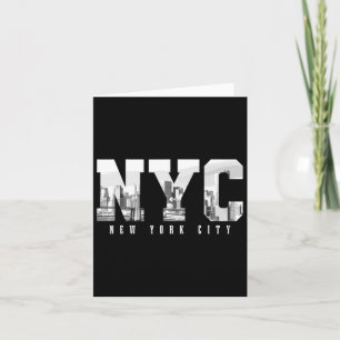 Nyc New York City Ny Skyline USA Amerika Vintage S Karte