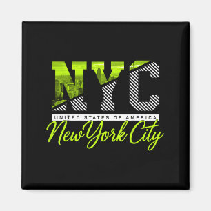 Nyc New York City Skyline Reise Reise Souvenir Magnet