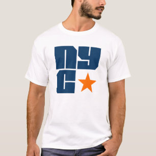 NYC New York City Star Blocktext Shirt