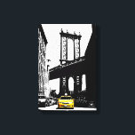 Nyc New York City Yellow Taxi Brooklyn Bridge Leinwanddruck<br><div class="desc">Nyc New York City Yellow Taxi Brooklyn Bridge Pop Art Leinwand Art Print.</div>