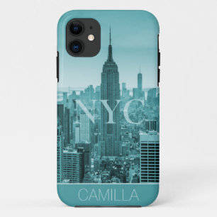 NYC New York Manhattan Empire State Skyline indivi Case-Mate iPhone Hülle