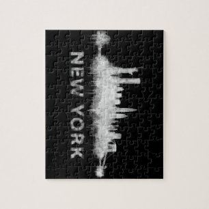 NYC New York whit Skyline cityscape v01 Puzzle