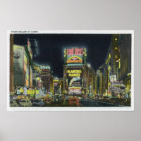 NYC, New YorkView of Times Square at Night # 2