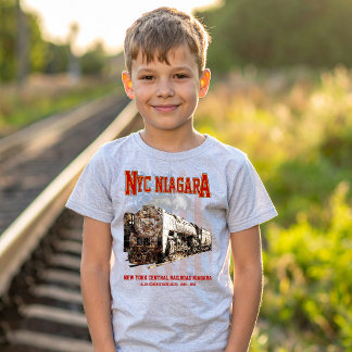 NYC Niagara Steam Locomotive mit amerikanischer Fl T-Shirt