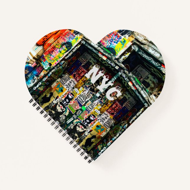 NYC NY Graffiti Notebook Journal Notizbuch (Vorderseite)