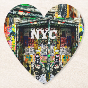 NYC NY Graffiti Notebook Journal Untersetzer