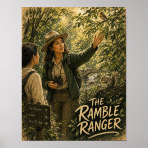 NYC Park Ranger – The Ramble, Central Park Poster