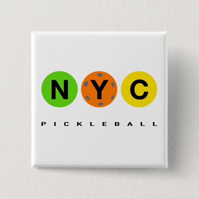 NYC-Pickleball-Logo Button (Vorderseite)
