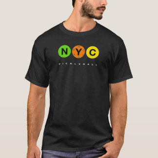 NYC Pickleball-Logo - dunkle Kleidung T-Shirt