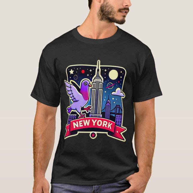 NYC PIGEON 2 T-Shirt (Vorderseite)
