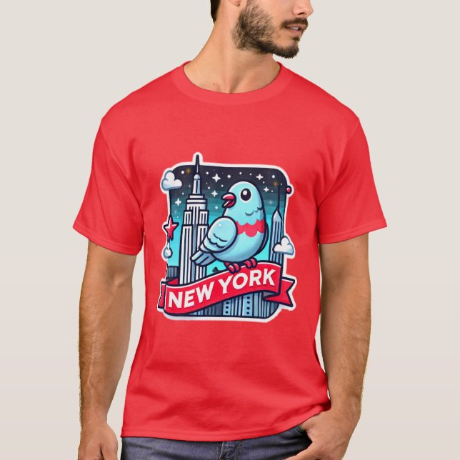 NYC PIGEON 5 T-Shirt (Vorderseite)