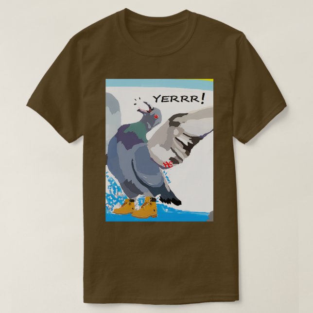 NYC PIGEON T-Shirt (Design vorne)