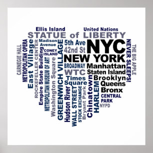 NYC-Plakat Poster