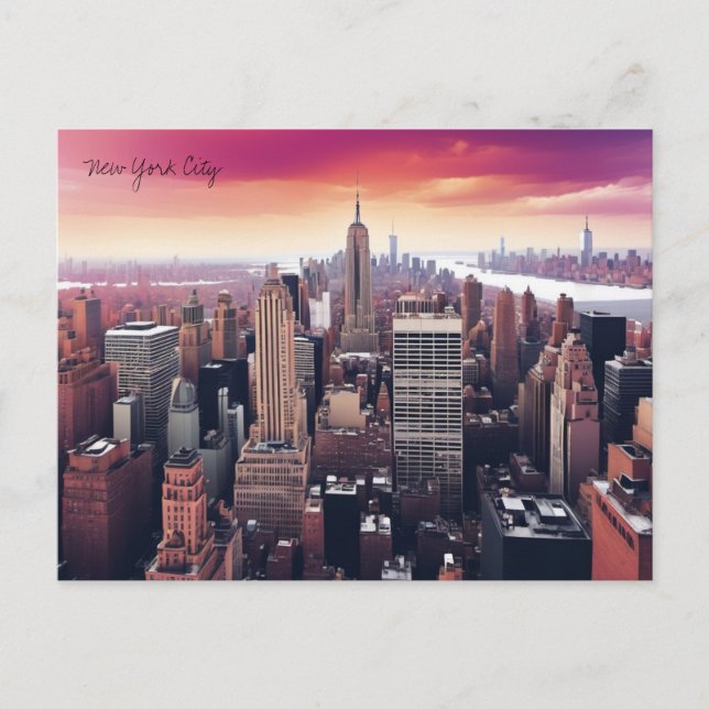 NYC Postcard Postkarte (Vorderseite)