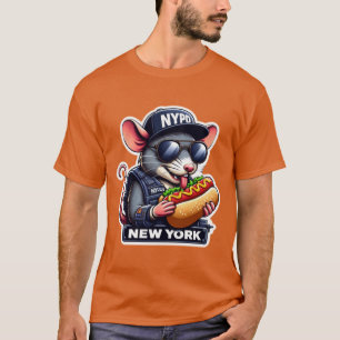 NYC RAT ESSEN EINEN HEIZHUND 9 T-Shirt