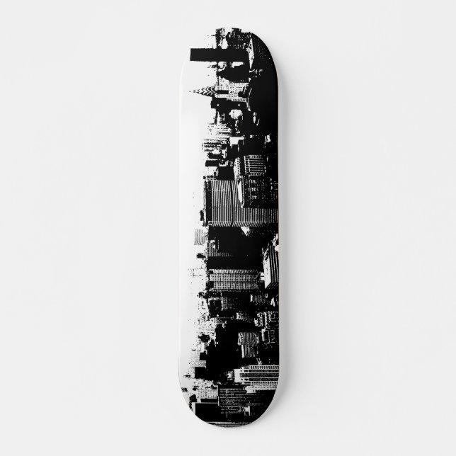 NYC Reich-Skyline Skateboard (Vorne)