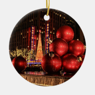 NYC Riesige Weihnachtsschmuck