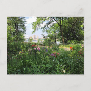 NYC Riverside Park Hudson River New York Postcard Postkarte