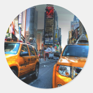 NYC RUNDER AUFKLEBER