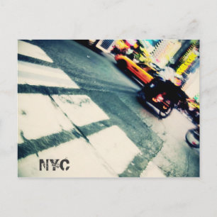 NYC Rush Postcard Postkarte