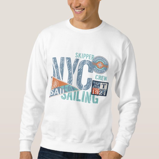 NYC Sailing Club - Regatta Style Sweatshirt (Vorderseite)