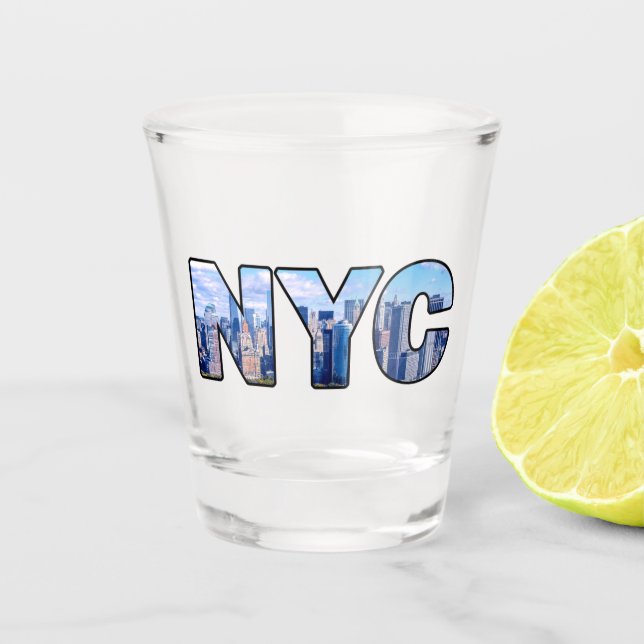 NYC SCHNAPSGLAS (Vorderseite)