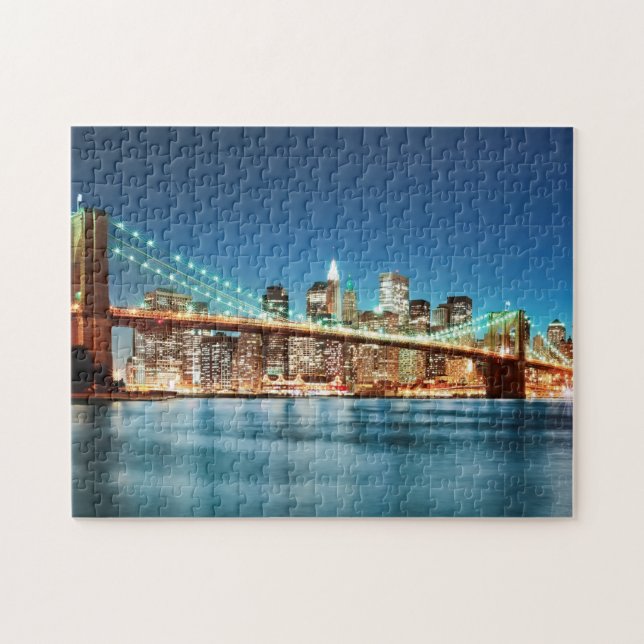 NYC Sights Skyline City Sights New York City City Puzzle (Horizontal)