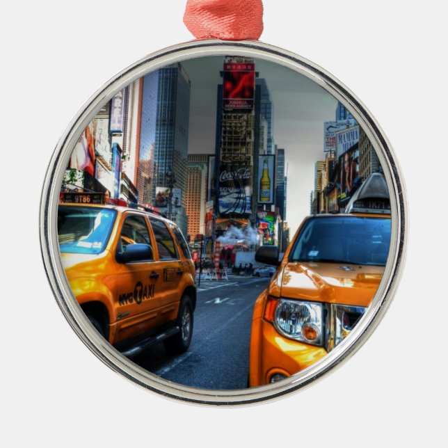 NYC SILBERNES ORNAMENT (Vorne)