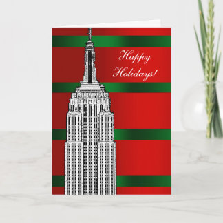 NYC Skyline ätzte Weihnachten 2 des