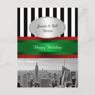 NYC Skyline ESB BW Blk Whisky P Weihnachten