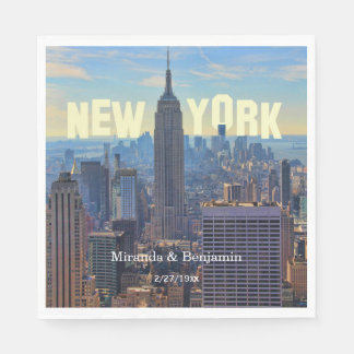 NYC Skyline ESB World Trade 2C L Serviette