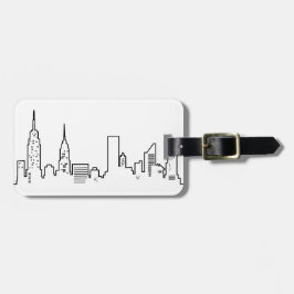 NYC Skyline-Gepäckanhänger Gepäckanhänger