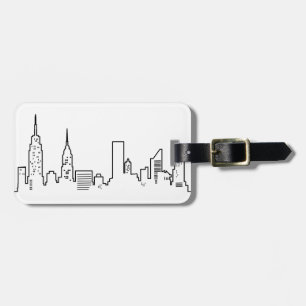 NYC Skyline-Gepäckanhänger Gepäckanhänger