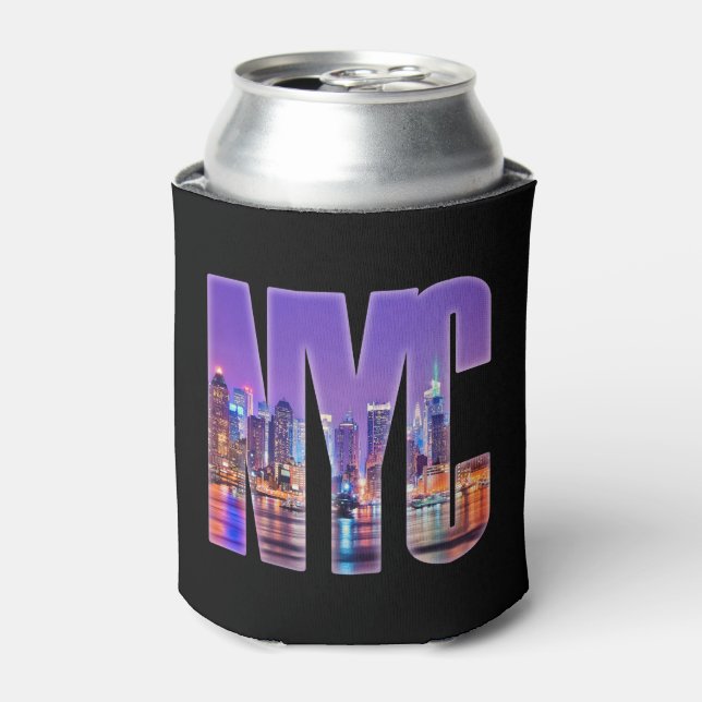 NYC Skyline (hell) Dosenkühler (Kanne Vorderseite)