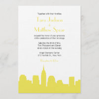 NYC Skyline-Hochzeits-Einladung