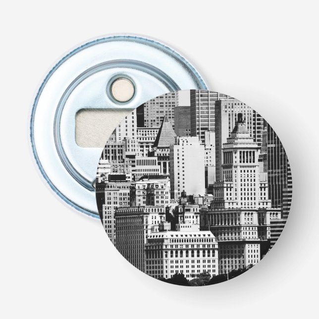 NYC Skyline IX Flaschenöffner (Vorderseite)