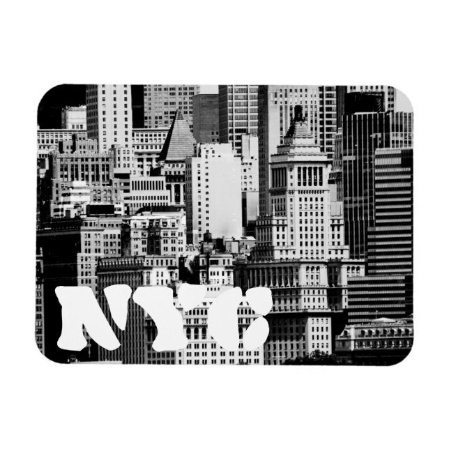 NYC Skyline IX Magnet (Horizontal)