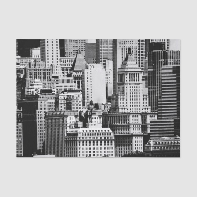 NYC Skyline IX Seidenpapier (Vorderseite)