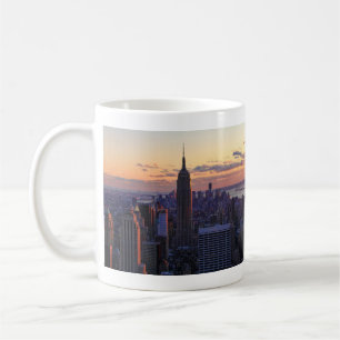 NYC Skyline kurz vor Sonnenuntergang Kaffeetasse