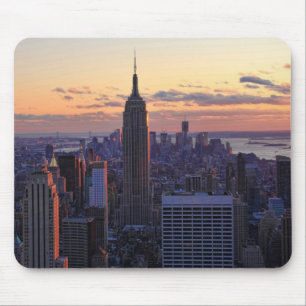 NYC Skyline kurz vor Sonnenuntergang Mousepad