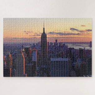 NYC Skyline kurz vor Sonnenuntergang Puzzle
