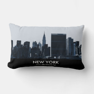 NYC Skyline Lumbar Pillow Lendenkissen