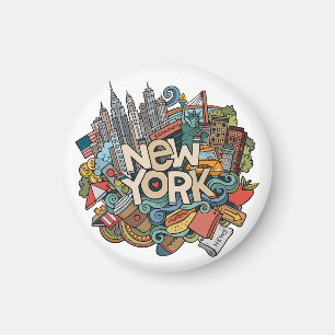 NYC Skyline Magnet